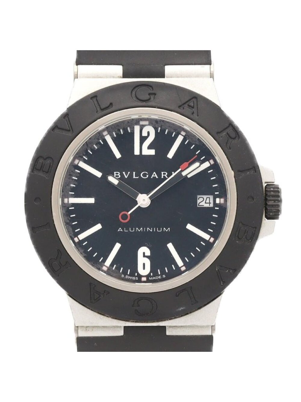 Bvlgari Aluminum Automatic Watch Black